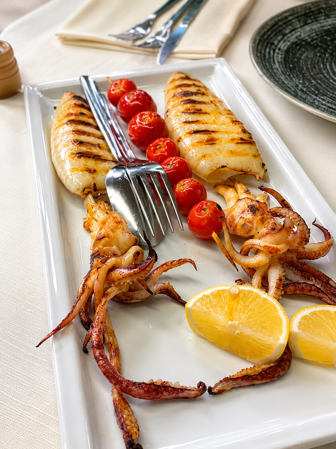 Calamari grigliati